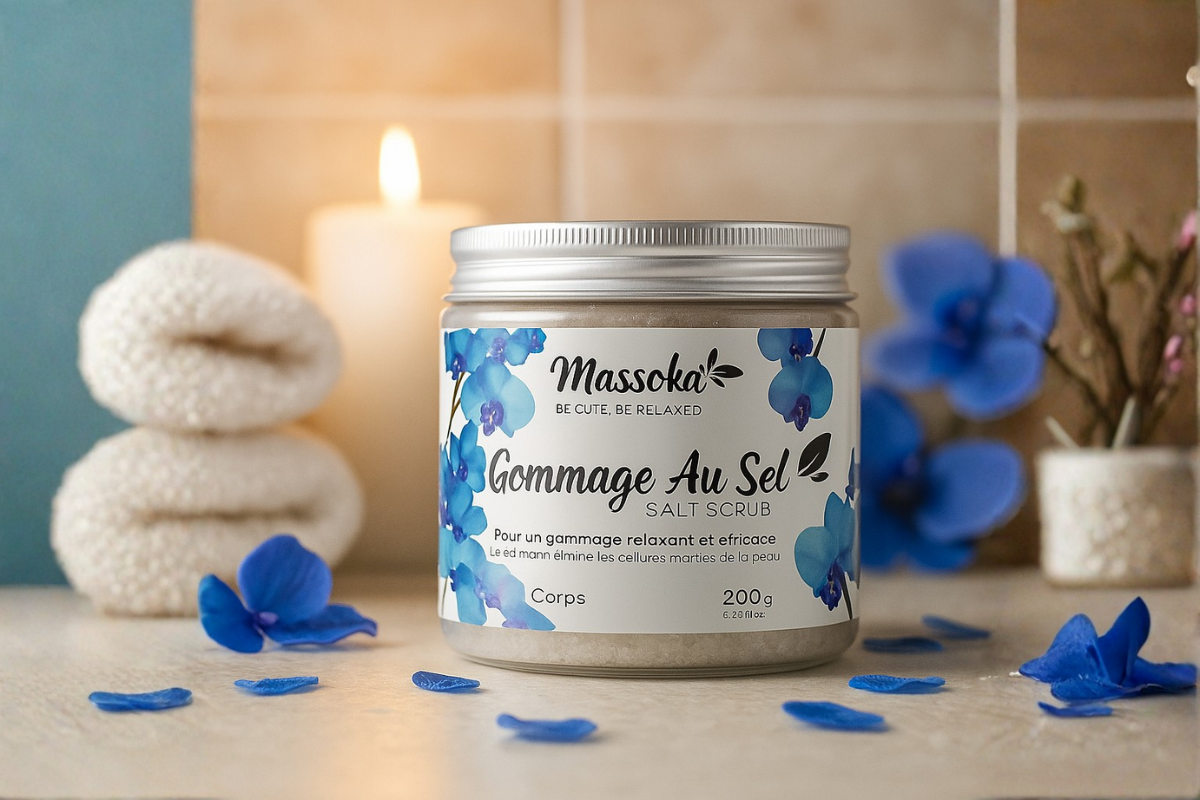 مقشر الملح ماسوكا: السر الطبيعي لبشرة ناعمة ومتوهجة