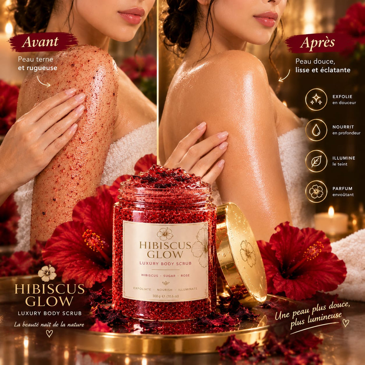 Gommage Hibiscus